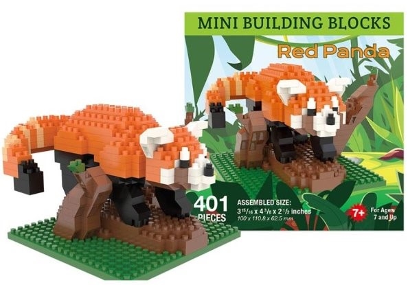 BUILDING BLOCKS RED PANDA