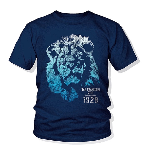 YOUTH TEE LION BLUES